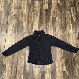 Under Armour Storm Fleece Jacket Women's  M Black Full Zip High Neck